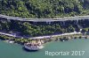 Luftaufnahme EISENBAHN/Bahnen bei Schloss Chillon - Foto Schloss Chillon 4376